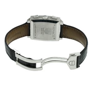 TAG Heuer Monaco men's watch back and clasp