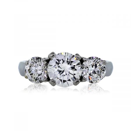 You are Viewing this Gorgeous Three Stone Diamond Engagement Ring