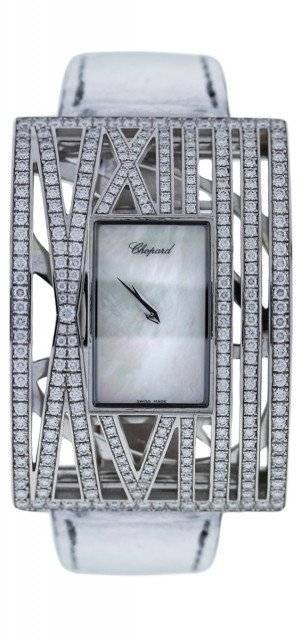 Chopard Montres Dame XL 13/7130-20 White Gold Diamond Watch