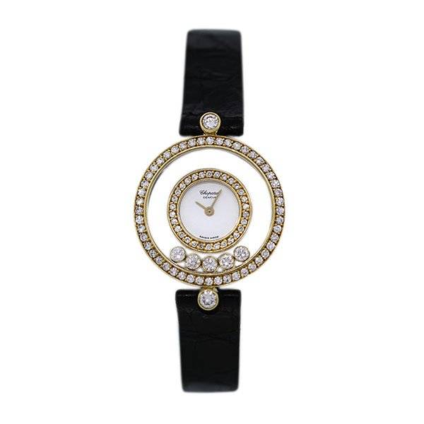 Chopard Happy Diamonds 20/3957 Yellow Gold Ladies Watch