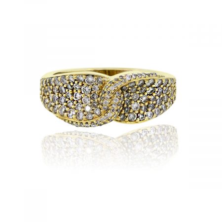 You are viewing this EFFY 14K Yellow Gold Diamond Ring!