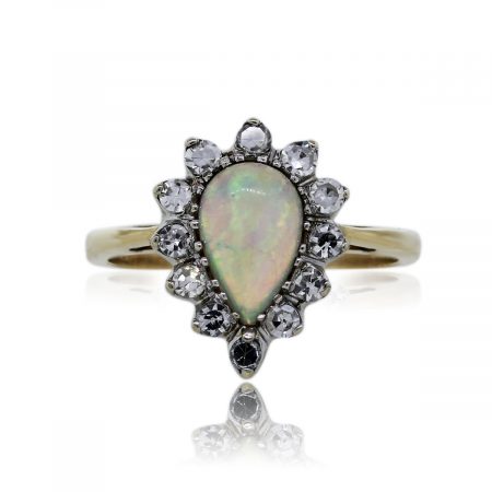 You are Viewing this Opal and Diamond Cocktail Ring