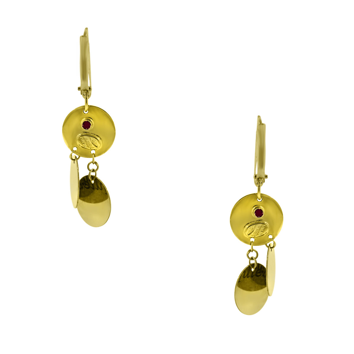 Roberto Coin Love Plus 18k Yellow Gold Dangle Earrings - Boca Raton