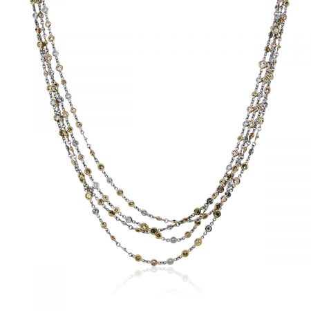 You are viewing this Platinum 18k Yellow Gold 106" Diamonds by The Yard Necklace!
