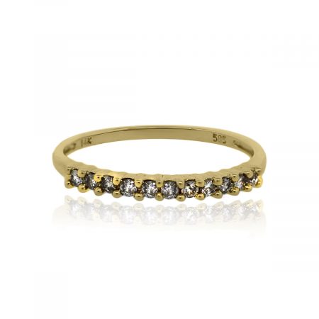 You are viewing this 14k Yellow Gold 0.20ctw Round Brilliant Diamond Band Ring