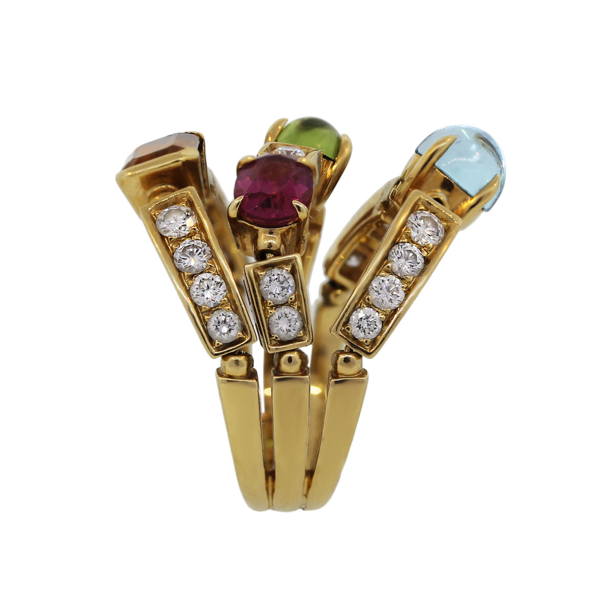 Featured image of post Bulgari Multi Stone Ring : The total carat weight of this ring is 0.66cts.