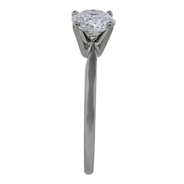 White Gold 1.27ct Round Diamond Solitaire Engagement Ring