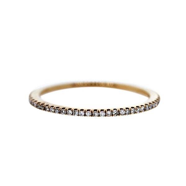 Rose gold stackable ring