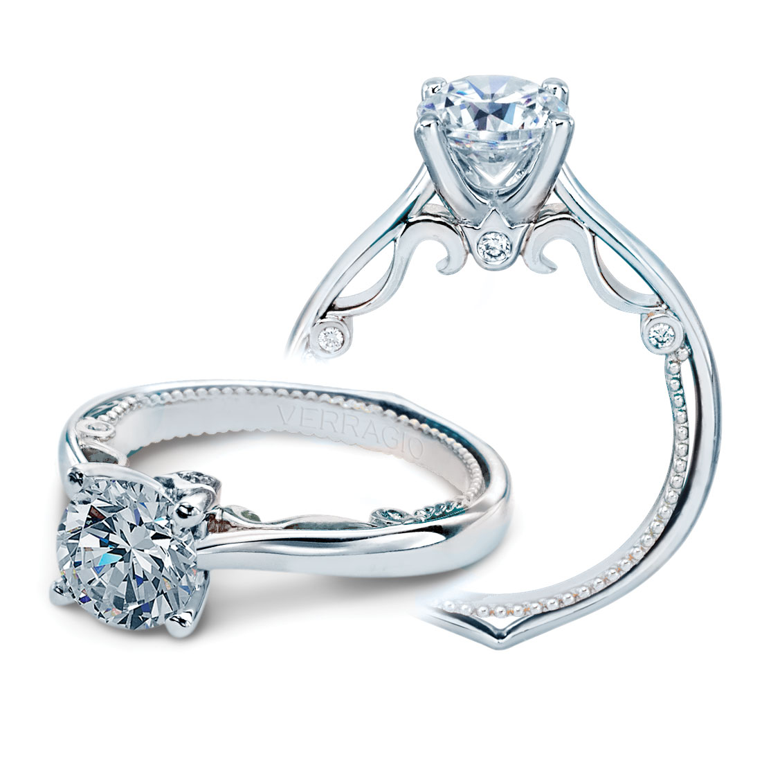 Diamond Engagement Ring Created by Verragio
