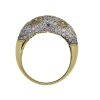 Yellow Gold White & Yellow Diamond Ring