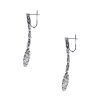 Platinum Cushion Shape Diamond Earrings