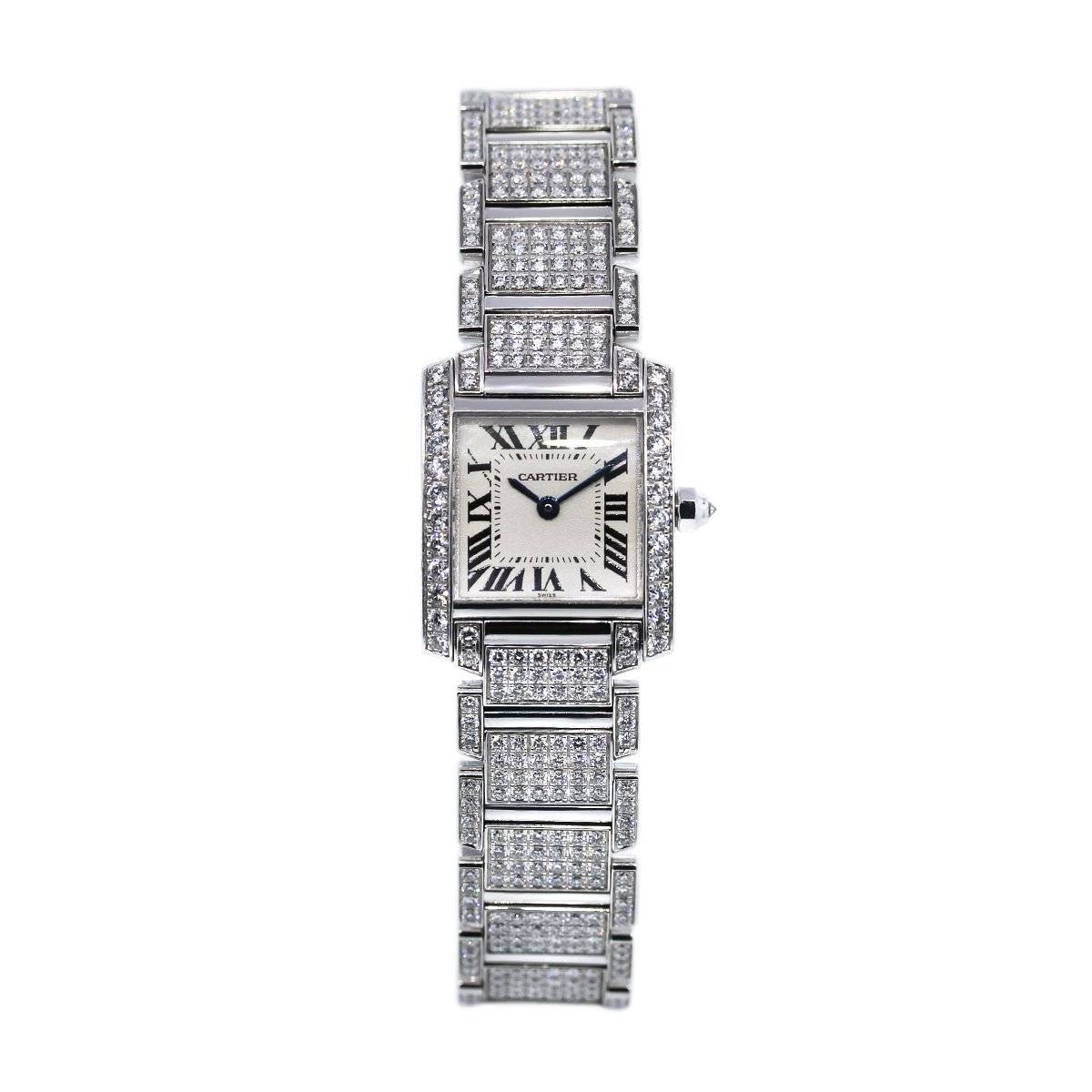 All Diamond Cartier Tank