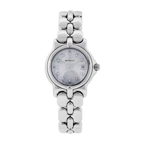 Bertolucci Vir Mother of Pearl Diamond Dial Watch