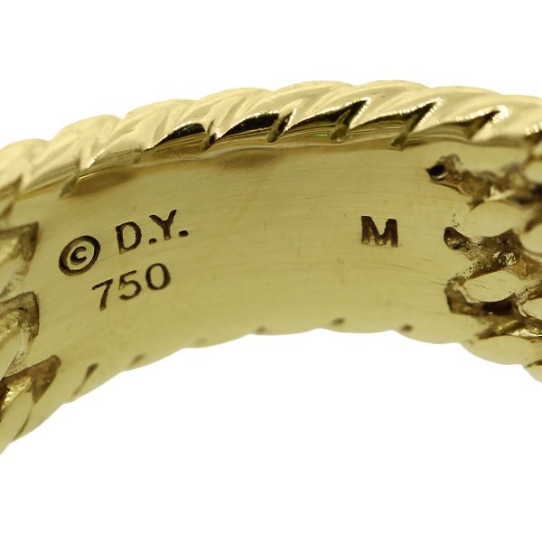 David Yurman Confetti 18k Yellow Gold Ring