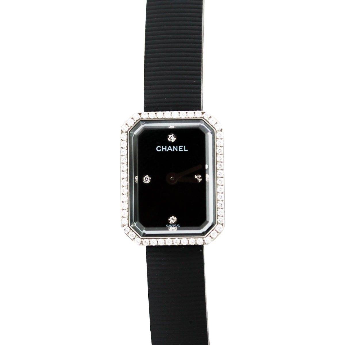 Chanel H2434 Premier Rectangular Diamond Ladies Watch