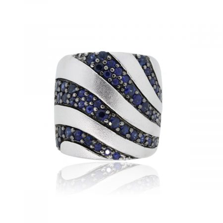 You are viewing this Effy Sterling Silver Blue Sapphire Band Ring!