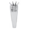 18k White Gold Marquise and Princess Cut Diamond Mounting