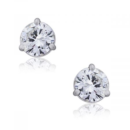 You are viewing these 14k White Gold 1.44ct Round Diamond Stud Earrings!