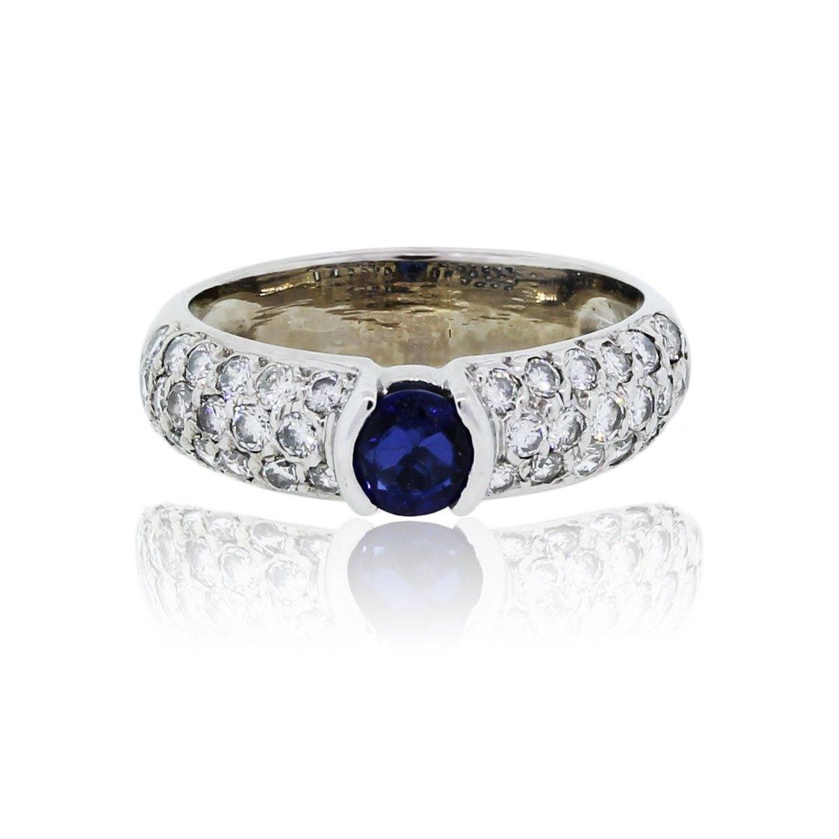 Sapphire and Diamond Ring