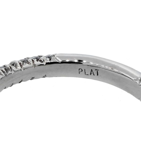 Platinum 3.02ct Cushion Cut Diamond Engagement Ring