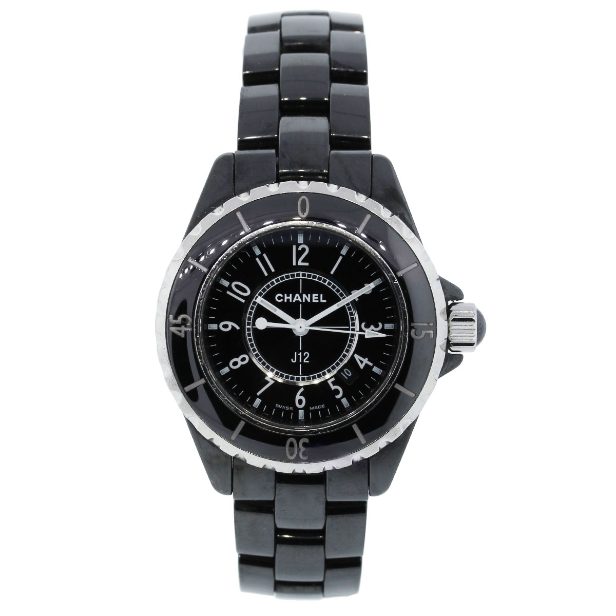 Chanel J12 H0968 Black Ceramic Ladies Quartz Watch