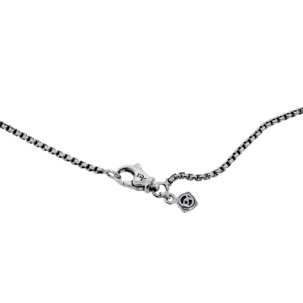 David Yurman Heart Pendant Sterling Silver Necklace