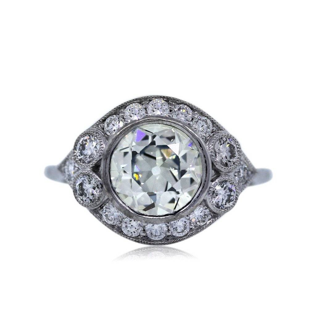 Vintage style engagement ring 