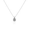 You are viewing this 14k White Gold .85ctw Diamond Pendant!