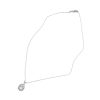 14k White Gold .85ctw Diamond Pendant