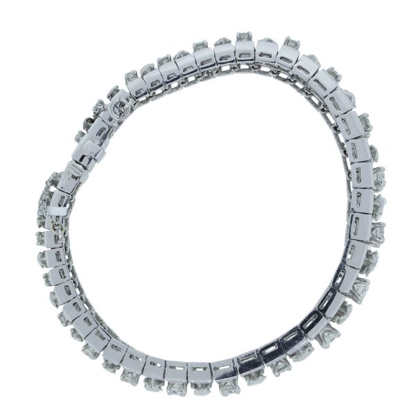 Platinum 21.5ctw Diamond Art Deco Bracelet