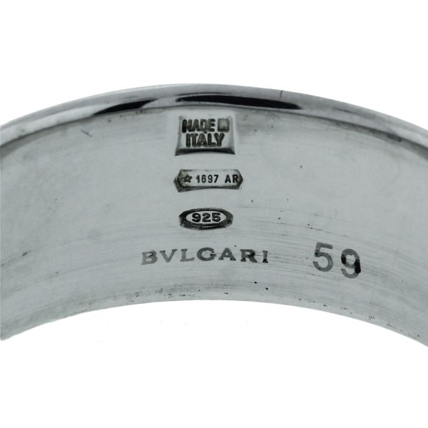 Bulgari Sterling Silver Size 59 Ring