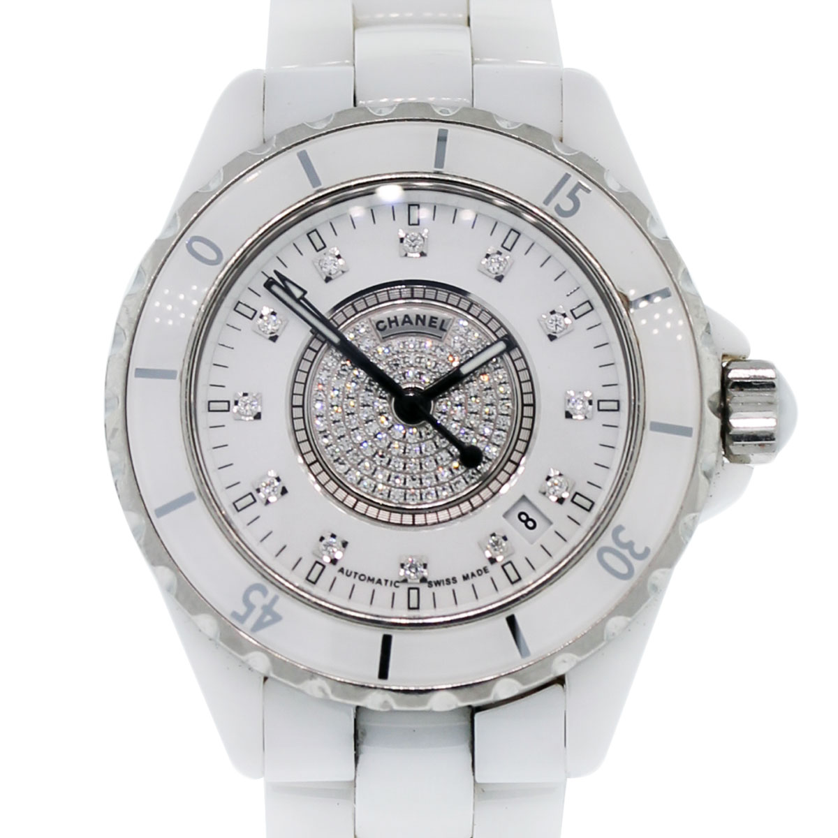 White Ceramic Watch Chanel