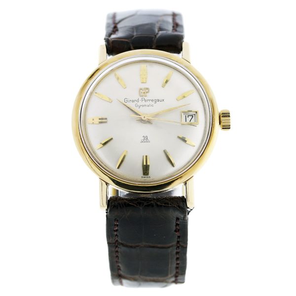 Girard Perregaux Gyromatic 39 Jewels 14k Gold Watch