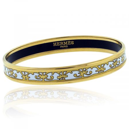 You are viewing this Hermes Balcons Du Guadalquivir Gold Plated Bangle