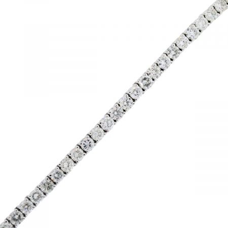 14k White Gold 13.49ctw Diamond Tennis Bracelet