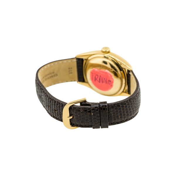 Rolex 6075 Bubble Back 18k Yellow Gold Vintage Watch