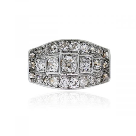 You are viewing this 14k Two Tone 1.5ctw Diamond Vintage Ring!