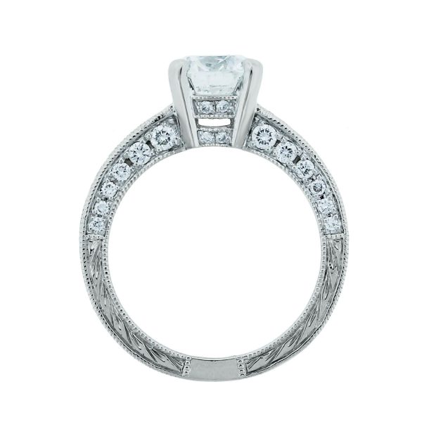 Platinum 1.62ct GIA Cert. Diamond Engagement Ring