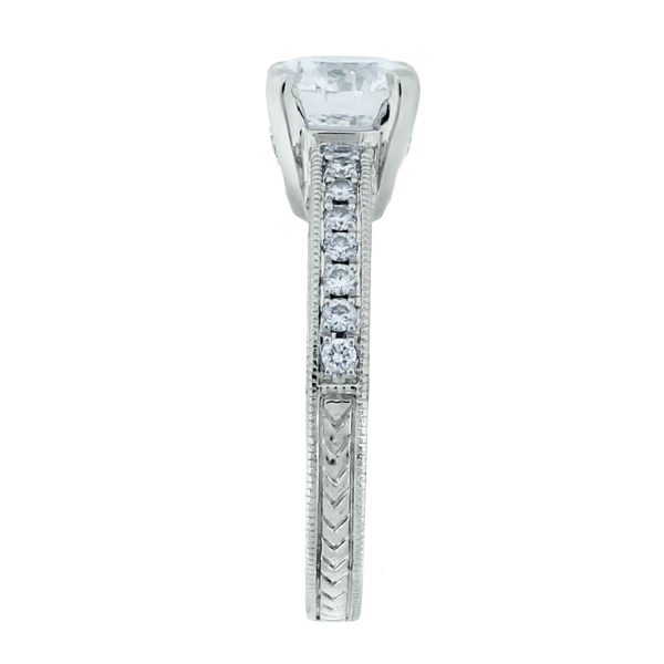 Platinum 1.62ct GIA Certified Diamond Ring