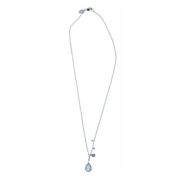 Meira T Clear Quartz & Diamond Necklace