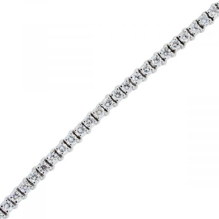 You are viewing this 14k White Gold 4.36ctw Diamond Tennis Bracelet