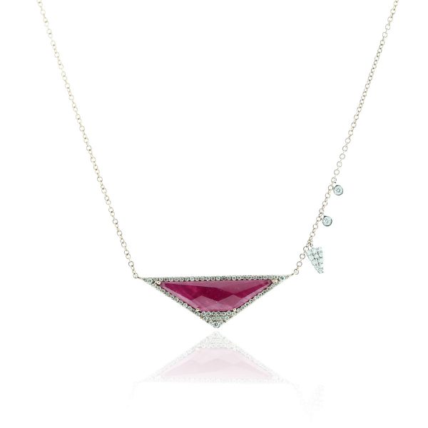 You are viewing this Mouse over image to zoom Meira-T-14k-Rose-Gold-Ruby-Triangle-Diamond-Necklace Meira-T-14k-Rose-Gold-Ruby-Triangle-Diamond-Necklace Meira-T-14k-Rose-Gold-Ruby-Triangle-Diamond-Necklace Have one to sell? Sell now Details about Meira T 14k Rose Gold Ruby Triangle & Diamond Necklace