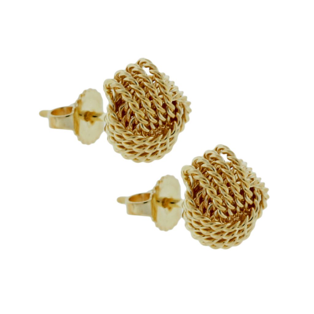 Tiffany & Co. 18k Gold Knot Earrings - Boca Raton