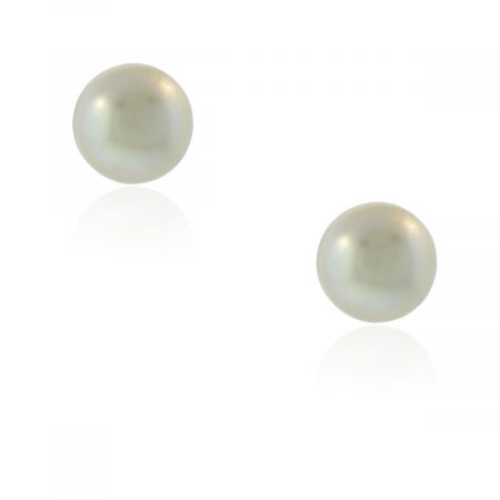 You are viewing these Sterling Silver Pearl Stud Earrings!
