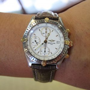 Breitling Chronomat B13049 Two Tone Watch