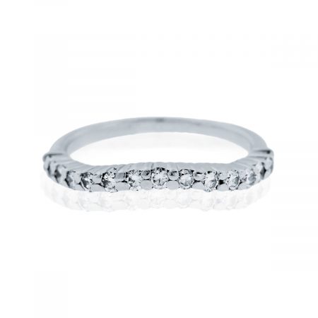 You are viewing this Jose Hess Platinum .74stc Diamond Wave Ring