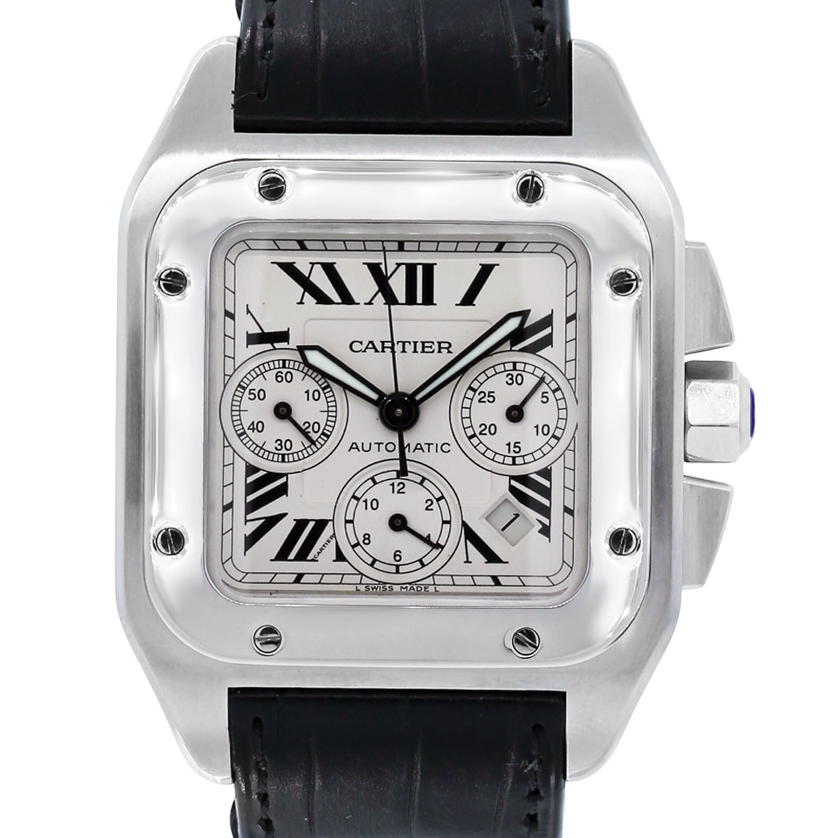 Cartier 2740 Santos 100XL Chronograph Automatic Watch