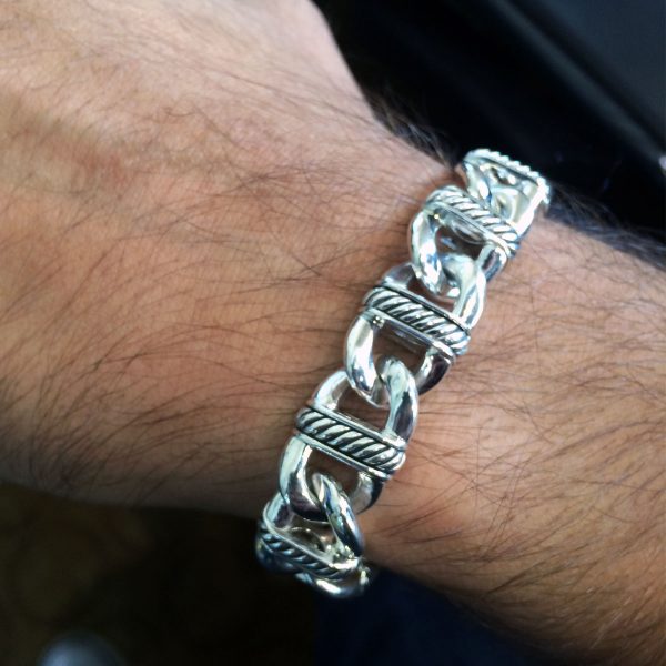 David Yurman Sterling Silver Link Bracelet