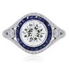 paltinum round brilliant diamond ring