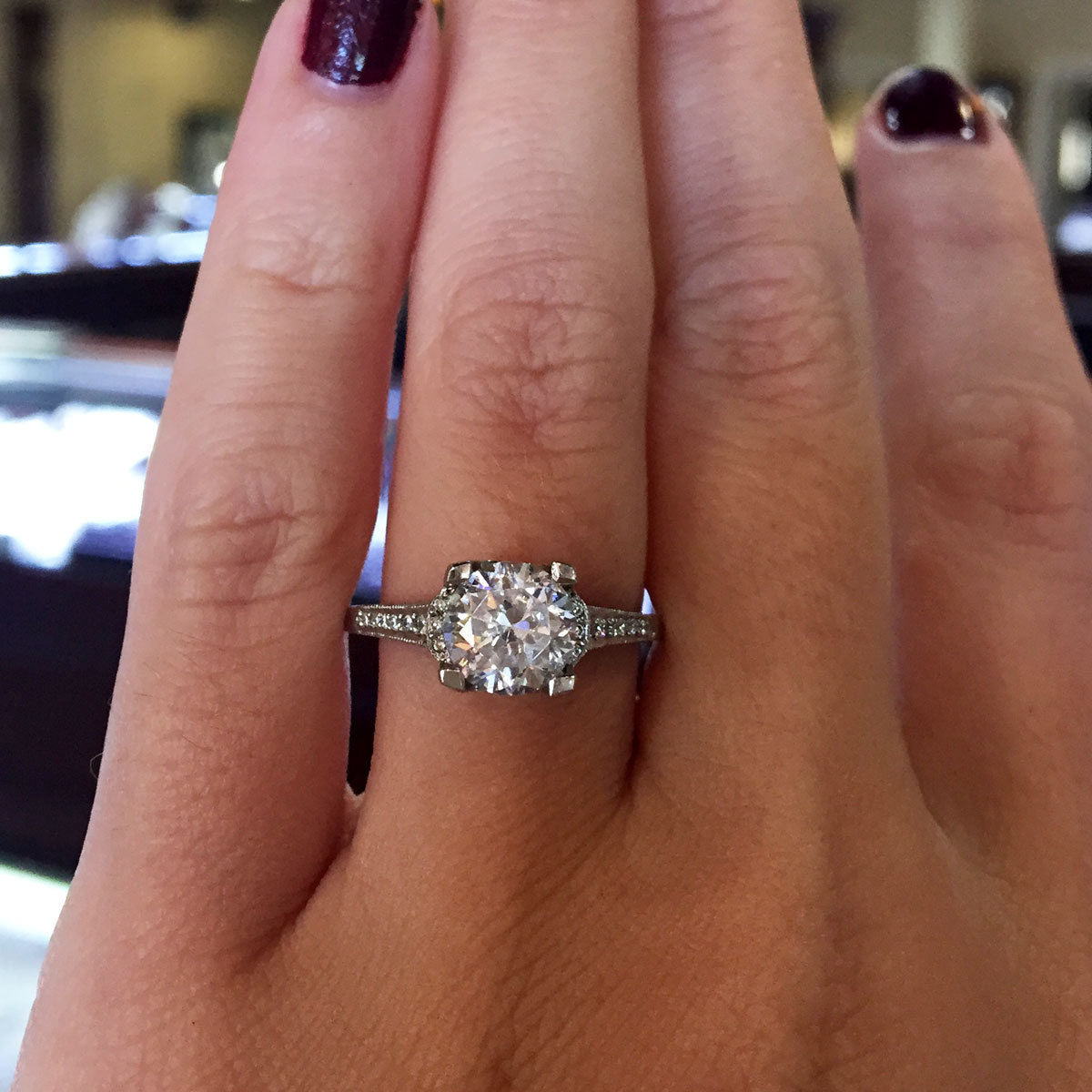 Tacori Engagement Rings Platinum .25ctw Diamond